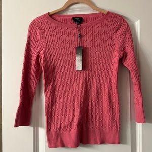 Talbots NWT Pink Sweater